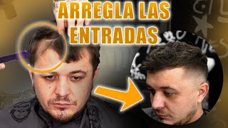 Corte con entradas! Soluciona tu problema con entradas! Como tapar las entradas? GORI BARBER Corte con entradas! Soluciona tu problema con entradas! Como tapar las entradas? GORI BARBER