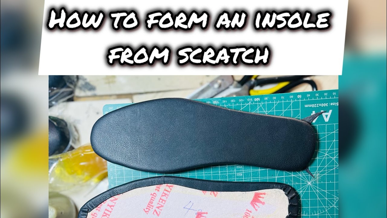 How to make an insole. #shoemaker #diy #craft #contentcreator 