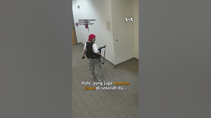 Momen Saat Penembak di Sekolah di Nashville Lancarkan Serangannya