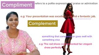 #compliment vs. #complement