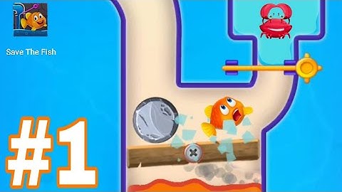 save the fish all level part 1 android, ios gameplay