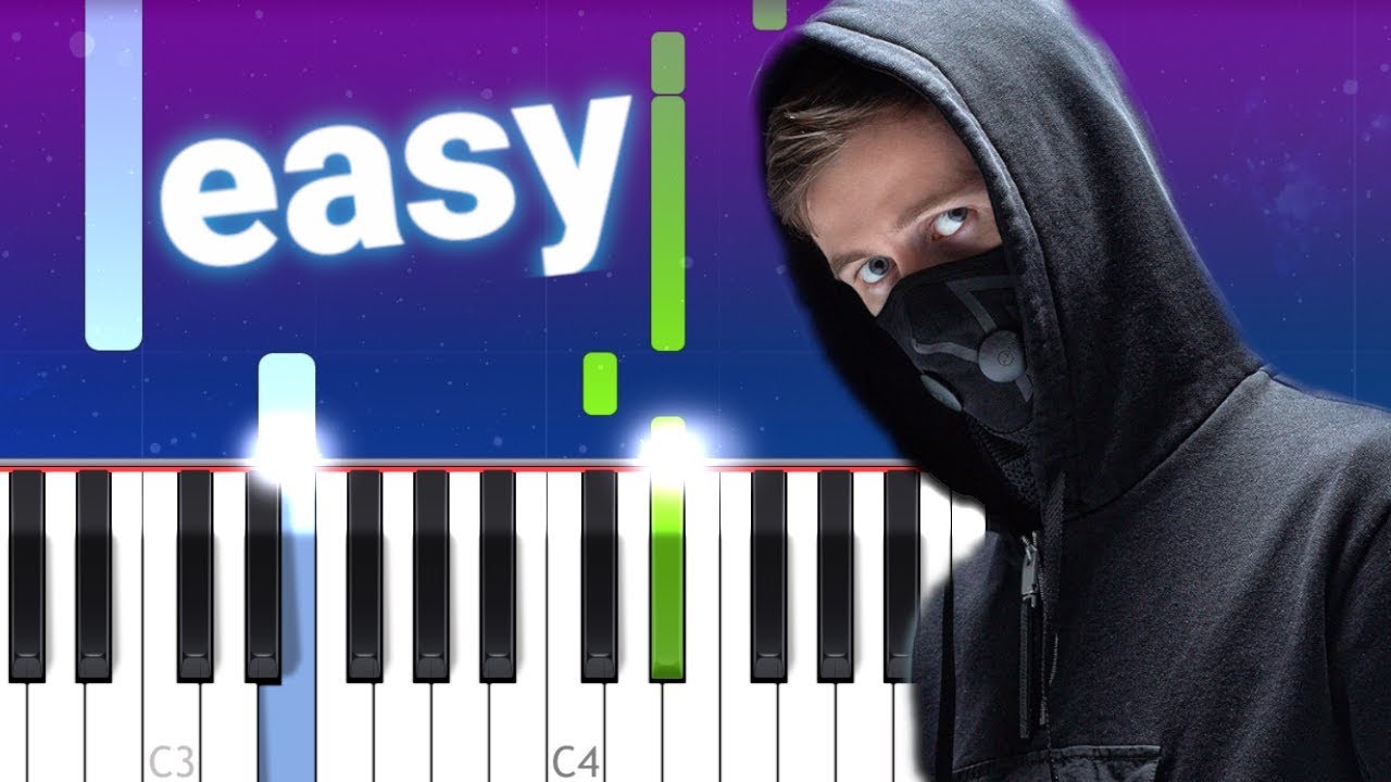 Alan X Walkers - Unity (100% EASY PIANO TUTORIAL)
