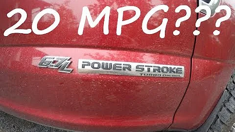 CAN 6.7 POWERSTROKE GET 20MPG?