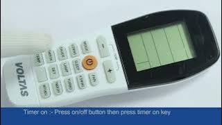 Voltas AC| How to use all the features on your AC remote?