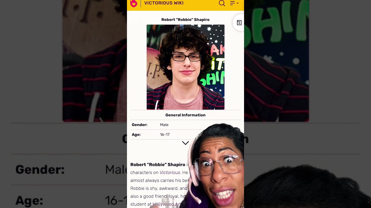 Robbie from Disney’s victorious omg 