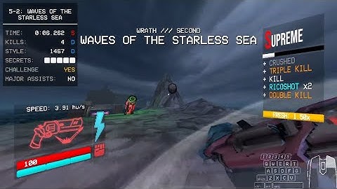 Speedrunning a random ultrakill level every day until i start hrt | Day 53 (5-2)