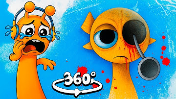 We Found REAL INCREDIBOX SPRUNKI Frozen In Ice! How Did They Get There? in 360° VR