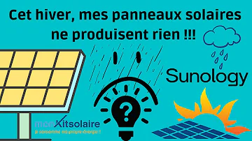 Quelle est la production d'un panneau solaire en hiver