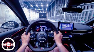 2023 AUDI RS4 AVANT COMPETITION PLUS (450HP) NIGHT POV DRIVE Onboard (60FPS)