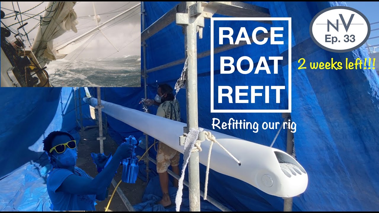 SAILBOAT REFIT - beautifying our boom | Ep. 33