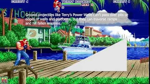 OpenBOR - Ground Projectile Test