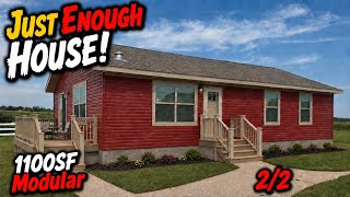A Tiny House Isn't Enough? THIS Small Modular Home Might be PERFECT! Small House Tour! Pick A Color!