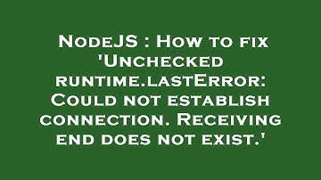 NodeJS : How to fix 