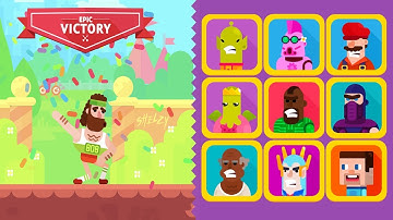 Bowmasters - The Greatest Athlete Julius vs All Characters - Gameplay Walkthrough Part 56 (iOS)