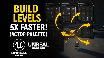 How I Build Levels 5X Faster in UE5 (Actor Palette Guide)