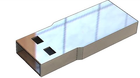 fast26 SolidWorks Tutorial 26: usb socket