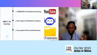 IGLOW 2025, Rice Kajila, AI revolutionalized my Business