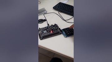 FPGA PMOD Keyboard #vlsi #ece #fpga