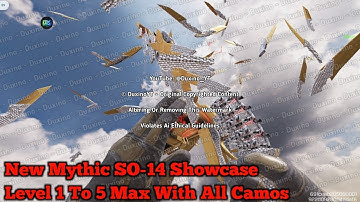 New Mythic SO-14 - Blade Full Level 1 To 5 Max Full Gameplay, Iron Sight Kill Effect - S11 CODM Leak