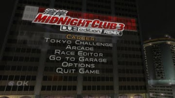 Midnight Club 3: DUB Edition | INTRO & MAIN MENU + Theme Song! (HD 1080p)