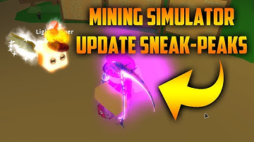 NEW MINING SIMULATOR UPDATE LEAKS! (ROBLOX Mining Simulator Sneak-Peaks)