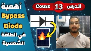 الدرس 13 : دور وأهمية Bypass Diode في نظام الطاقة الشمسية