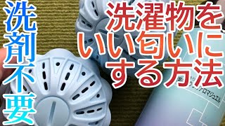 【洗濯物をいい匂いにする方法】部屋干しでも臭わない、洗剤不要の洗濯マグネシウムボールTIFFを使ってみた