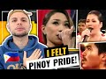 Philippine National Anthem - Regine Velasquez + Jessica Sanchez  | HONEST REACTION
