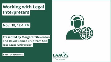 Working with Legal Interpreters