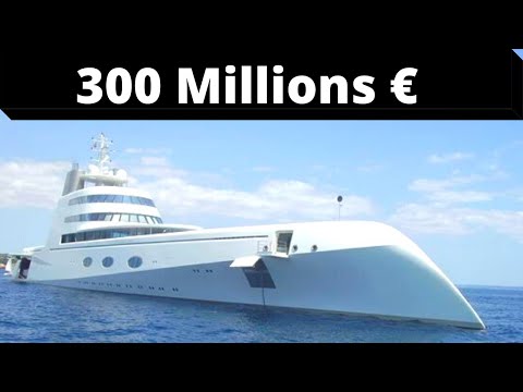 Vidéo: Faites le tour d'un yacht de 300 millions de dollars