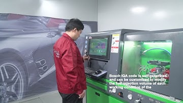 HCR518 comon rail injector and HEUI test bench from Taian Crystal.