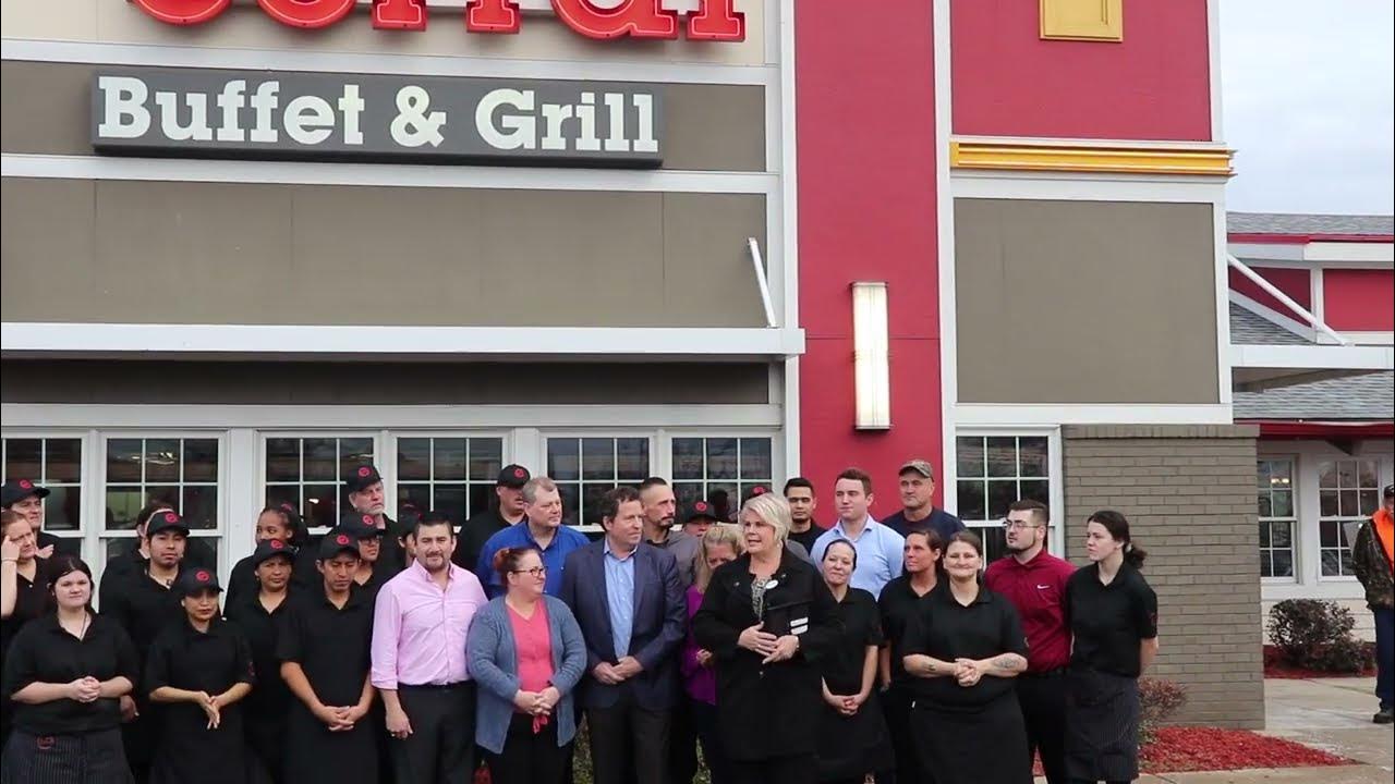 Golden Corral Grand Reopening Ribbon Cutting December 2022 YouTube