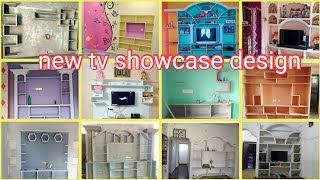 Top Top 30 New Model House Tv Showcase Design Beautiful Cement Tv Design 