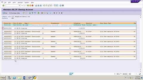 SAP MM Invoice Verification Posting GRIR clearing Account for a Purchase Order MR11 ECC6/S4 Hana