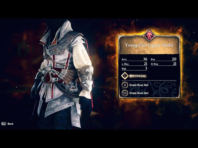 Assassin's Creed on X: The Young Ezio Legacy Outfit is now