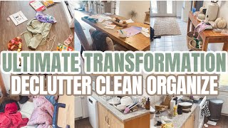ULTIMATE ALL DAY DECLUTTER CLEAN AND ORGANIZE WITH ME | COMPLETE DISASTER | 2023 CLEAN WITH ME
