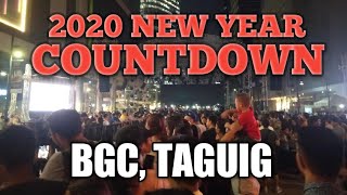 2020 countdown at BGC taguig