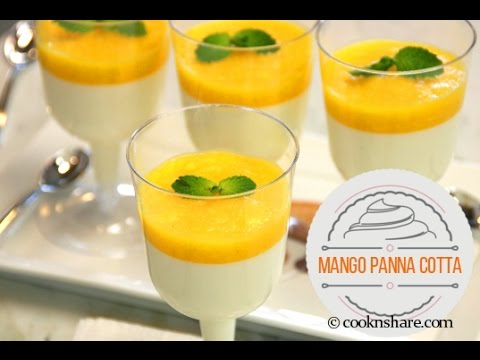 Video: Come Fare La Panna Cotta Con Mango Flambe