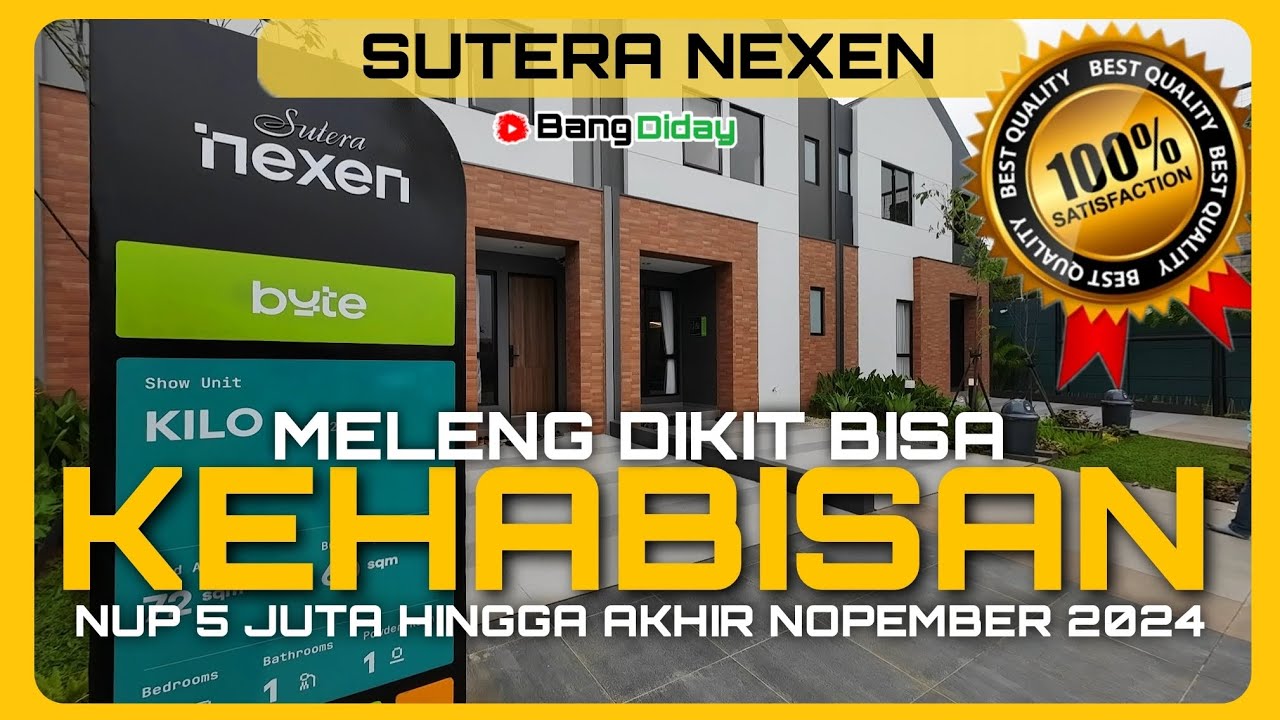 Smart Home Harga Terjangkau Di Sutera Nexen Balaraja Tangerang || Alam Sutera Group