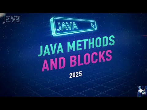 Day8-Java Methods & Blocks Tutorial | Static, Instance, Return Types ...