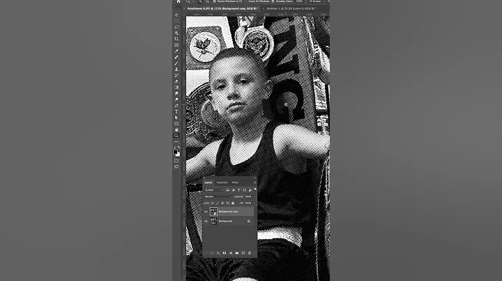 1 color screen print from photo -2 methods #photoshoptips #photoshoptutorial