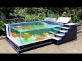 How To Make Outdoor Aquarium 2 Glass - Design And Decorations