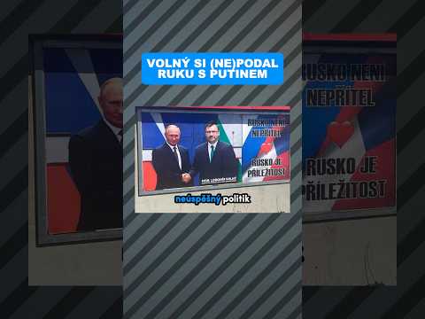 VOLNÝ předstíral, že si podal ruku s PUTINEM!