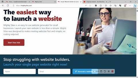 How to Make Simple Website for Video Editing Service - Easy!