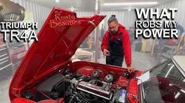 TR4A Runs Rough and no power - Can we figure it out?