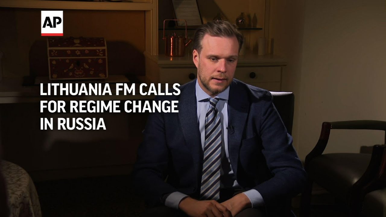 Lithuania FM calls for regime change in Russia