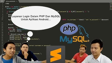 #TWS PERTEMUAN 9. Tutorial membuat Project Login Service In PHP And MySQL For Android Applications.