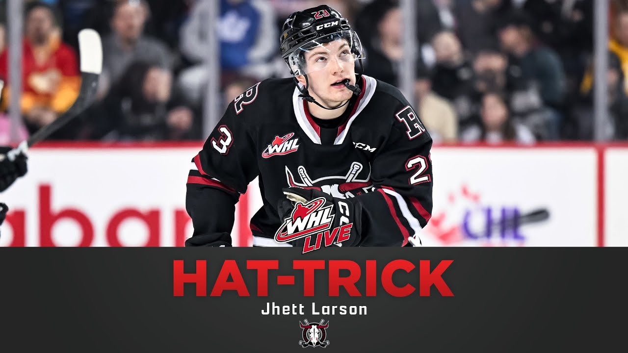 WHL Hat-Tricks - Jhett Larson