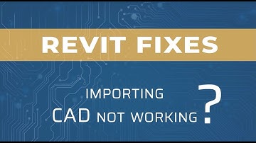 Revit: How To fix CAD import ?
