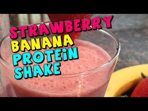 strawberry-banana-protein-shake-recipe-(40g-protein)